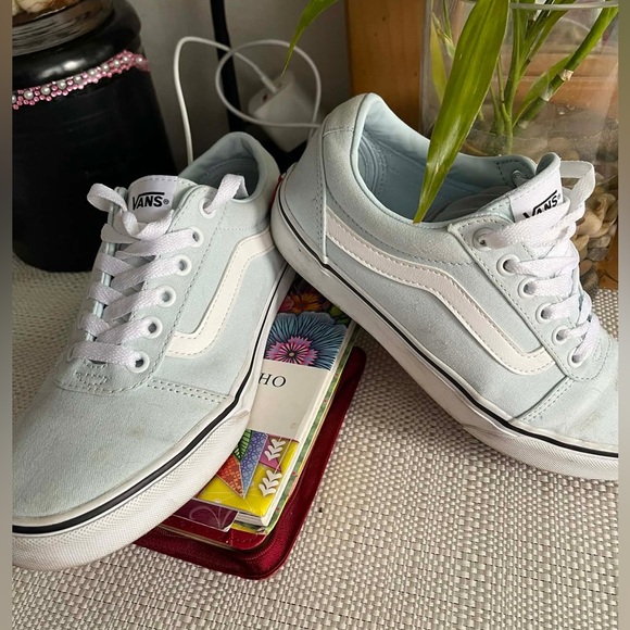 Vans Other - Vans Men's Sky Blue and White Sneakers